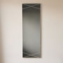 Hanah Home Espejo A321Y Plata 35x105 cm